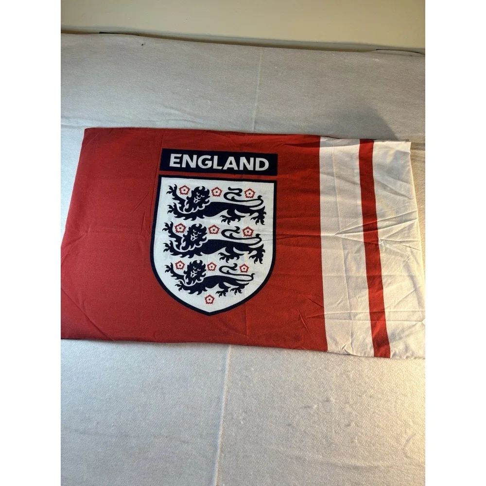 England Football Club Twin Duvet Cover/‎ PillowCase Quilt /Cover Bedding Set
